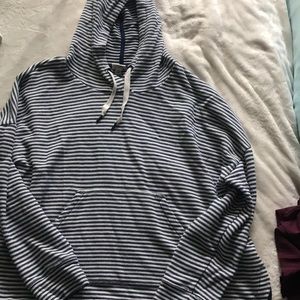 Cozy Navy/White Hoodie